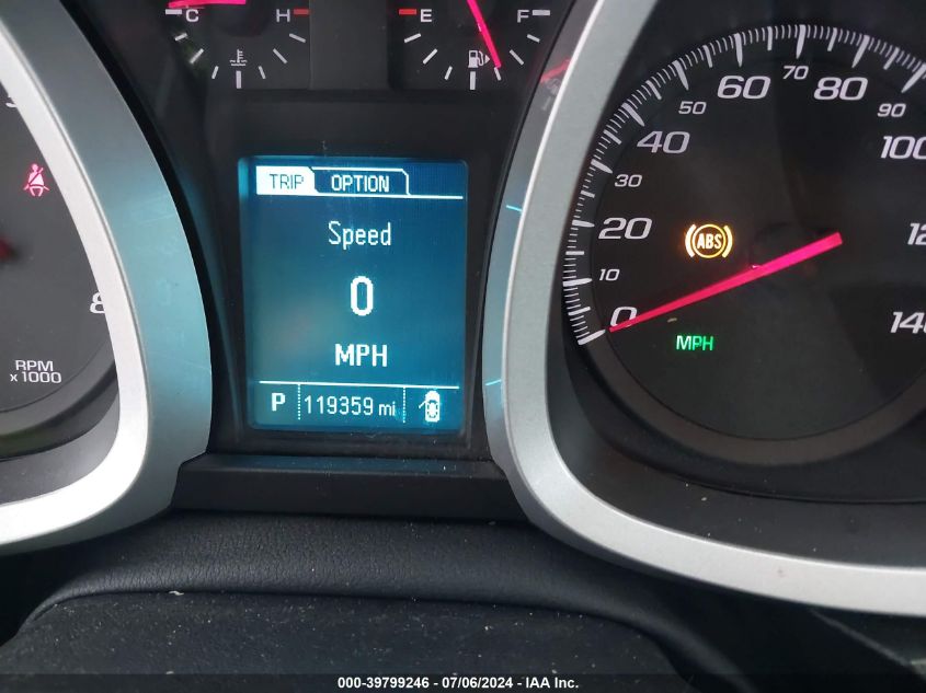 2013 Chevrolet Equinox 2Lt VIN: 2GNALPEKXD6103073 Lot: 39799246