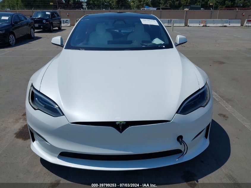 2022 Tesla Model S Dual Motor All-Wheel Drive VIN: 5YJSA1E5XNF490133 Lot: 39799253
