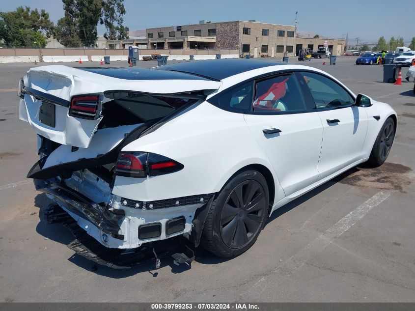 2022 Tesla Model S Dual Motor All-Wheel Drive VIN: 5YJSA1E5XNF490133 Lot: 39799253