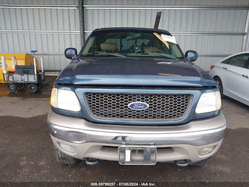 2002 Ford F-150 Lariat/Xlt VIN: 1FTRW08L42KA11062 Lot: 39799257