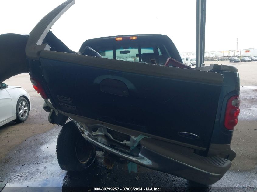 2002 Ford F-150 Lariat/Xlt VIN: 1FTRW08L42KA11062 Lot: 39799257