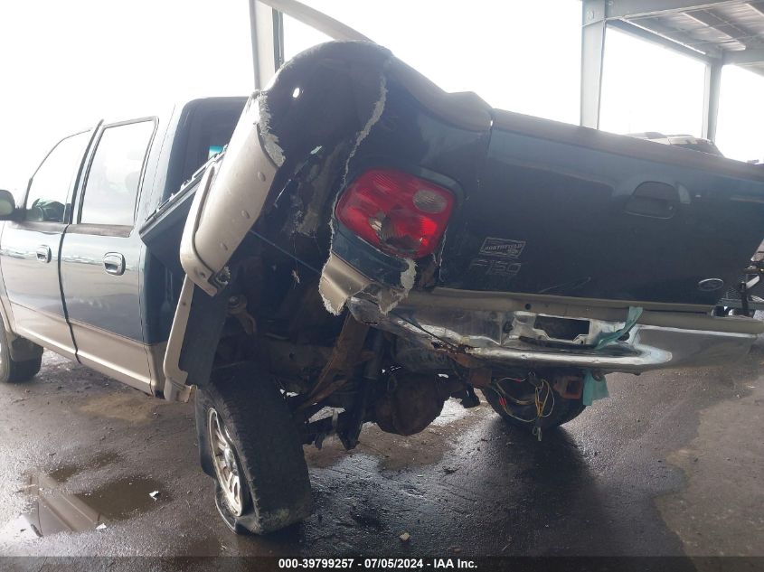 2002 Ford F-150 Lariat/Xlt VIN: 1FTRW08L42KA11062 Lot: 39799257