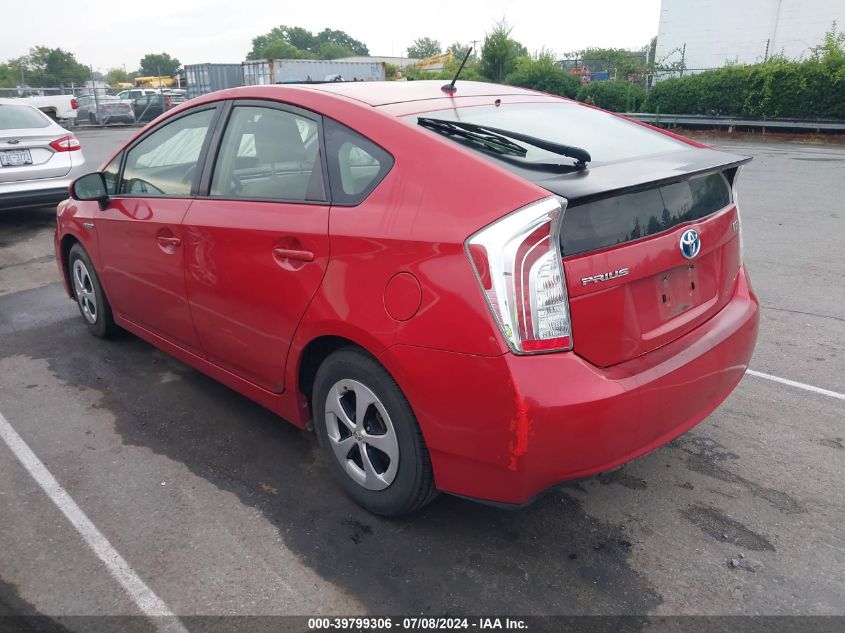 JTDKN3DU7E0370071 2014 Toyota Prius Two