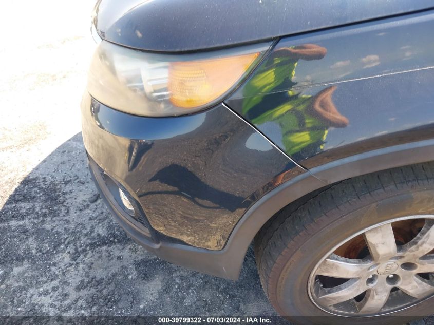 2013 Kia Sorento Lx VIN: 5XYKT4A21DG370753 Lot: 39799322