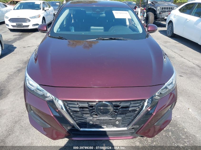 2020 Nissan Sentra Sv Xtronic Cvt VIN: 3N1AB8CV6LY226254 Lot: 39799350