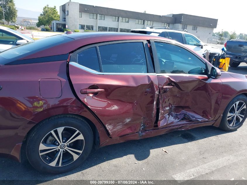 2020 Nissan Sentra Sv Xtronic Cvt VIN: 3N1AB8CV6LY226254 Lot: 39799350