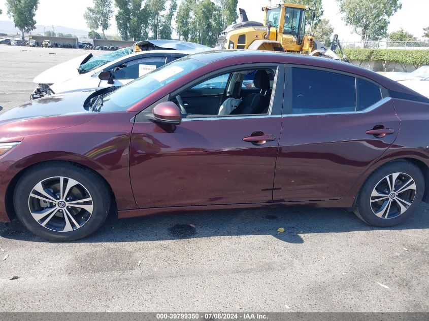 2020 Nissan Sentra Sv Xtronic Cvt VIN: 3N1AB8CV6LY226254 Lot: 39799350