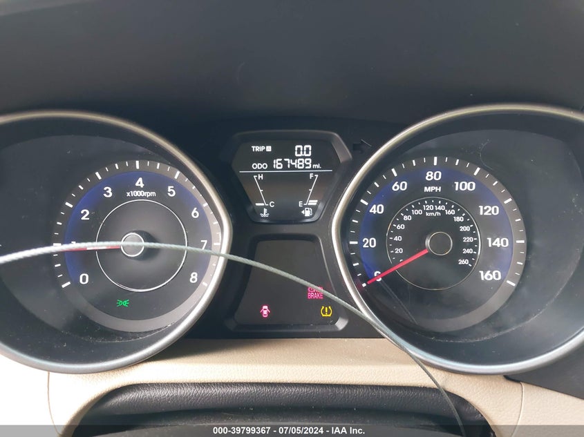 2013 Hyundai Elantra Gls VIN: 5NPDH4AE2DH169389 Lot: 39799367