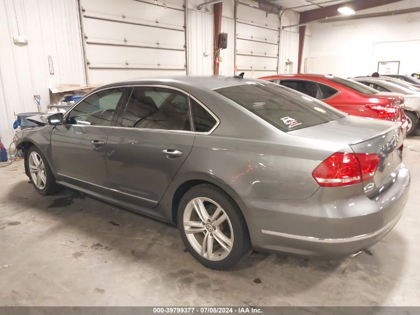 2013 Volkswagen Passat 2.0L Tdi Sel Premium VIN: 1VWCN7A34DC145043 Lot: 39799377