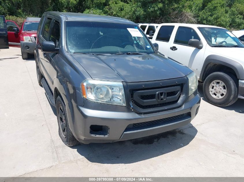 2010 Honda Pilot Lx VIN: 5FNYF4H28AB012446 Lot: 39799388