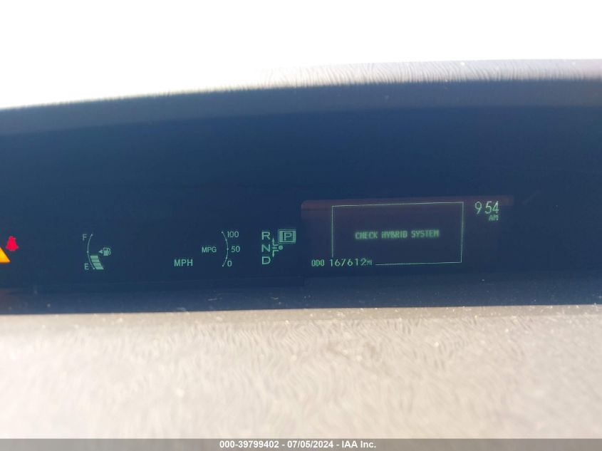 2010 Toyota Prius Ii VIN: JTDKN3DU9A0074866 Lot: 39799402