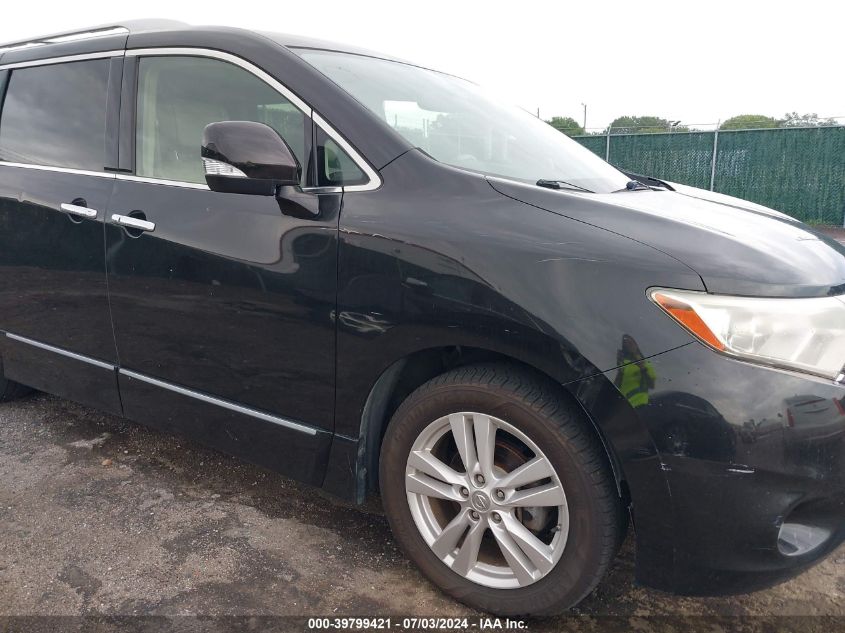 2012 Nissan Quest Sl VIN: JN8AE2KP1C9031029 Lot: 39799421