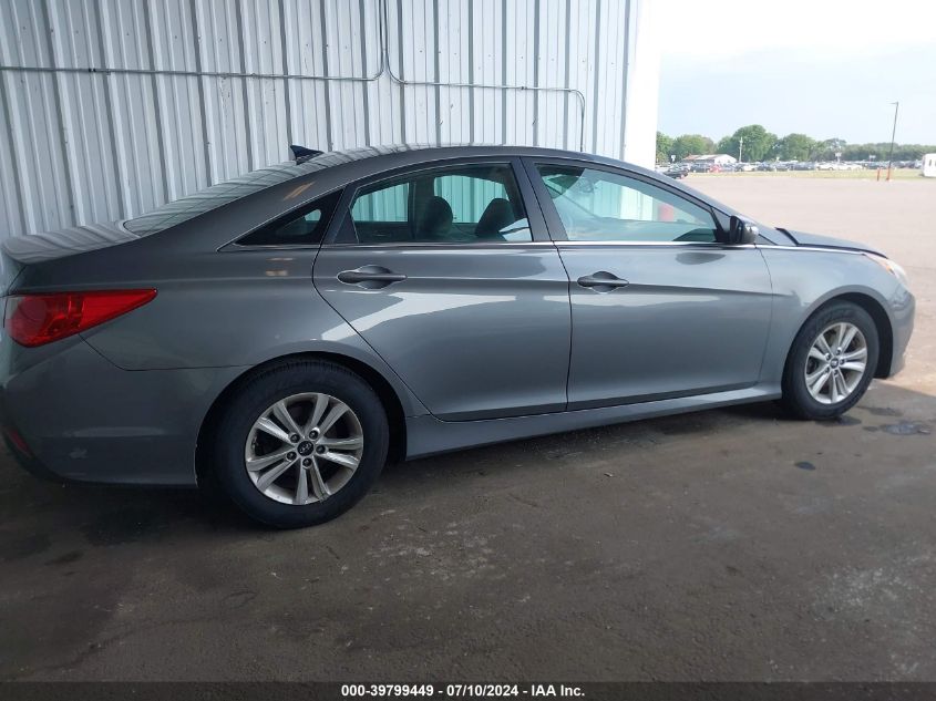 2014 Hyundai Sonata Gls VIN: 5NPEB4AC8EH940525 Lot: 39799449