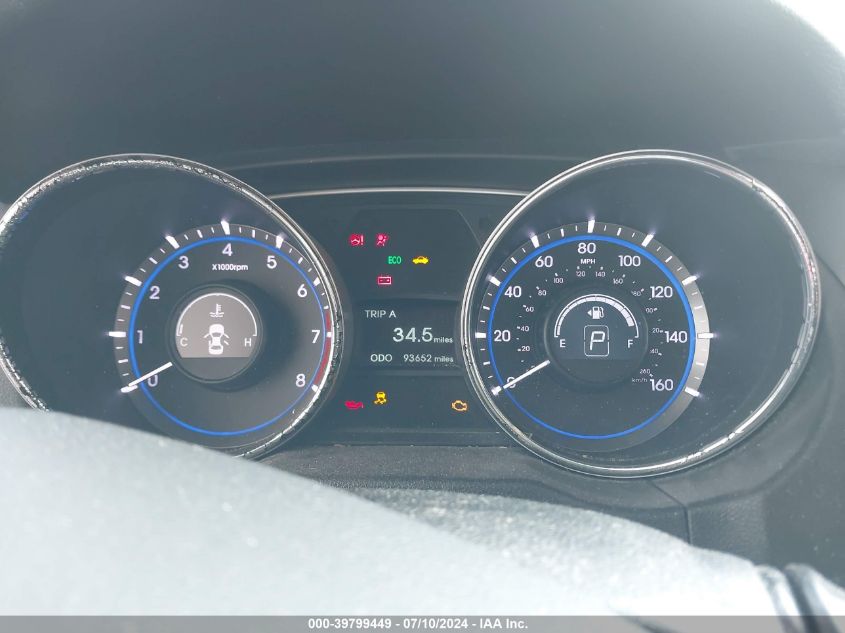 2014 Hyundai Sonata Gls VIN: 5NPEB4AC8EH940525 Lot: 39799449