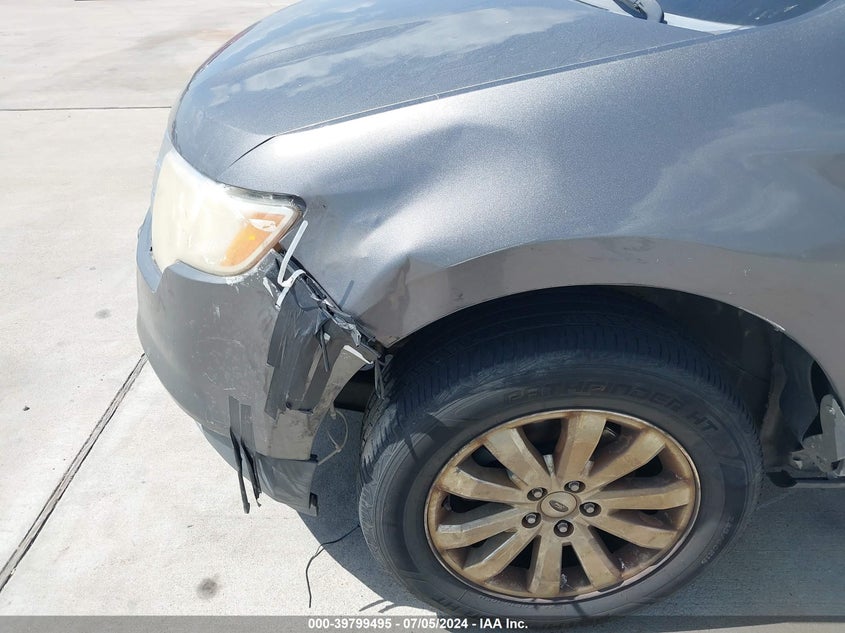 2010 Ford Edge Sel VIN: 2FMDK3JCXABA57484 Lot: 39799495