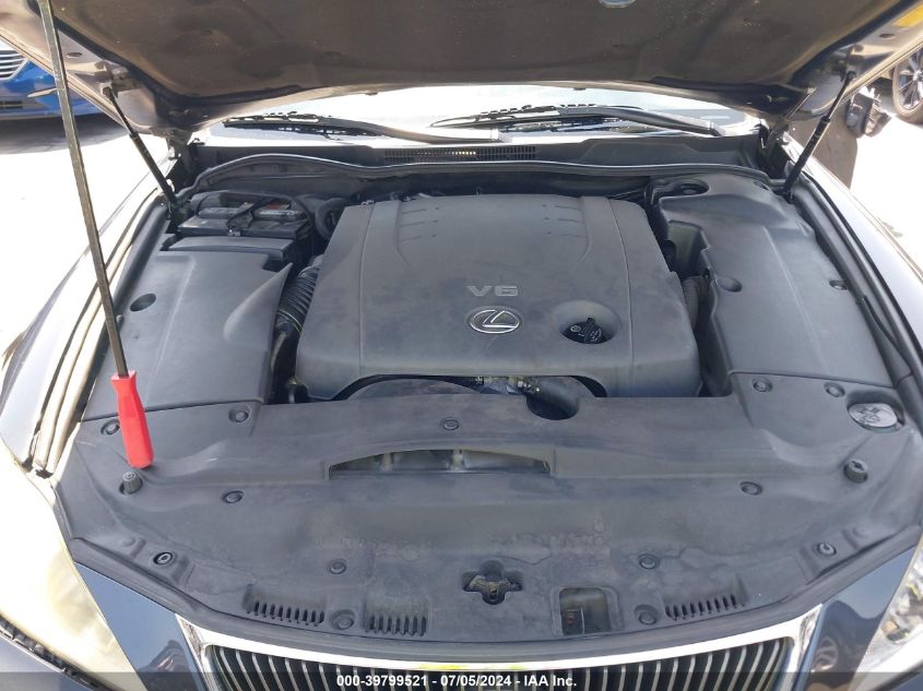 2007 Lexus Is 250 VIN: JTHBK262475026233 Lot: 39799521