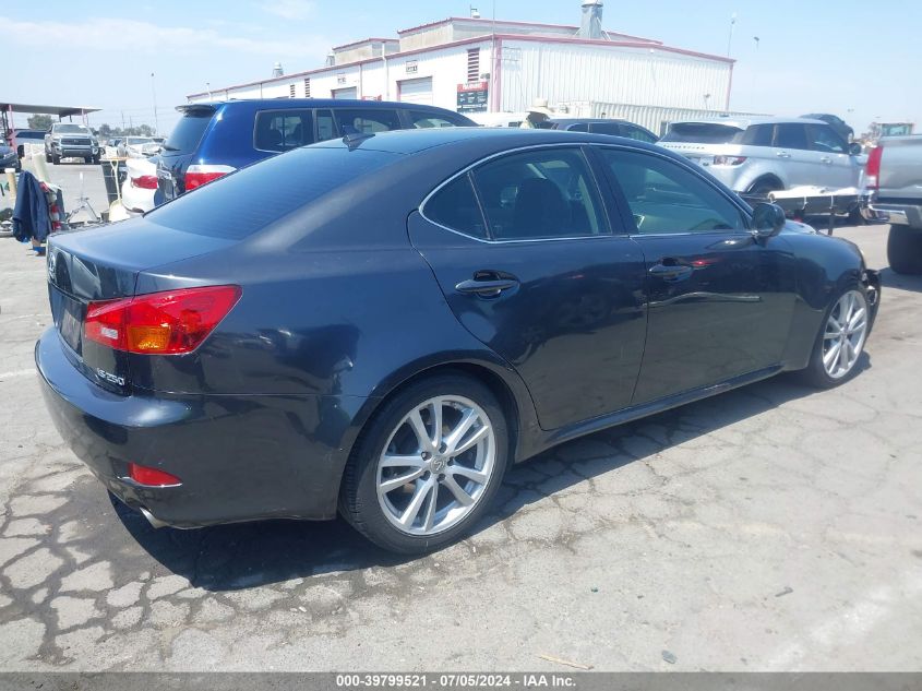 2007 Lexus Is 250 VIN: JTHBK262475026233 Lot: 39799521