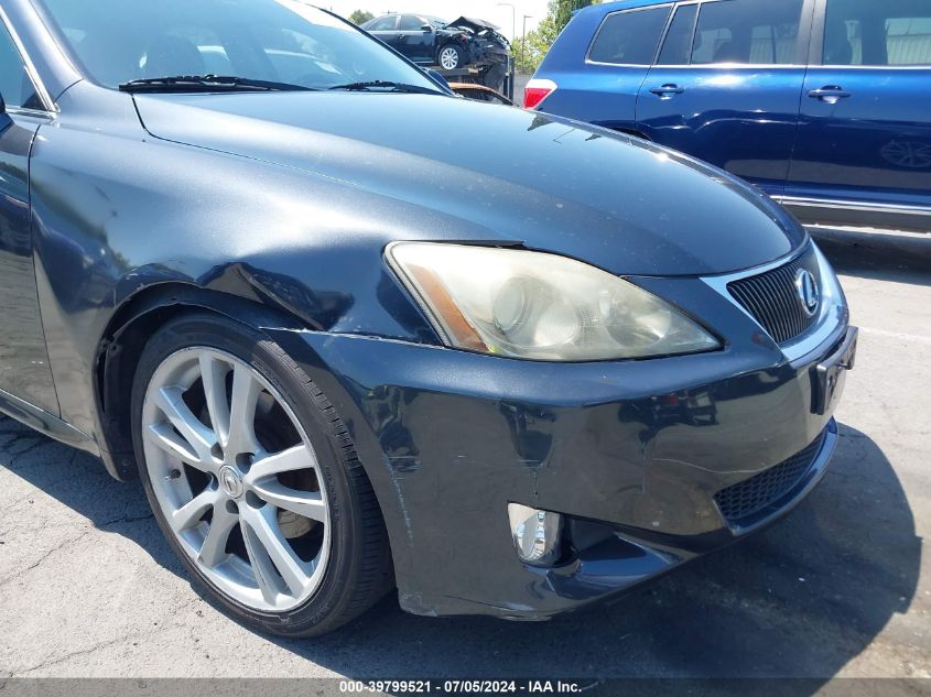 2007 Lexus Is 250 VIN: JTHBK262475026233 Lot: 39799521