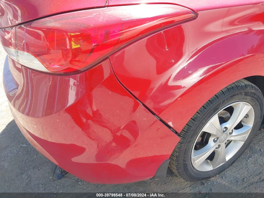 2013 Hyundai Elantra Gs VIN: KMHDH6AE8DU019929 Lot: 39799548