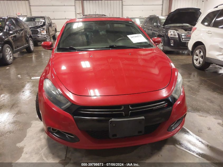 2013 Dodge Dart Gt VIN: 1C3CDFCB0DD341502 Lot: 39799573