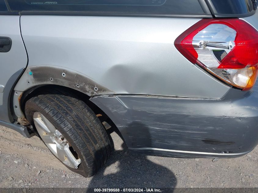 2006 Subaru Outback 2.5I VIN: 4S4BP61C767334697 Lot: 39799588