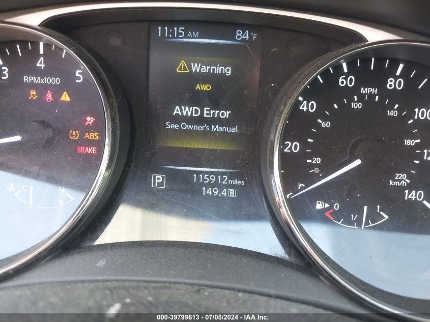 2015 NISSAN ROGUE S/SL/SV - KNMAT2MV1FP577973