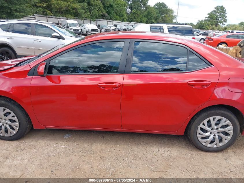 2017 Toyota Corolla Le VIN: 5YFBURHE0HP610595 Lot: 39799615