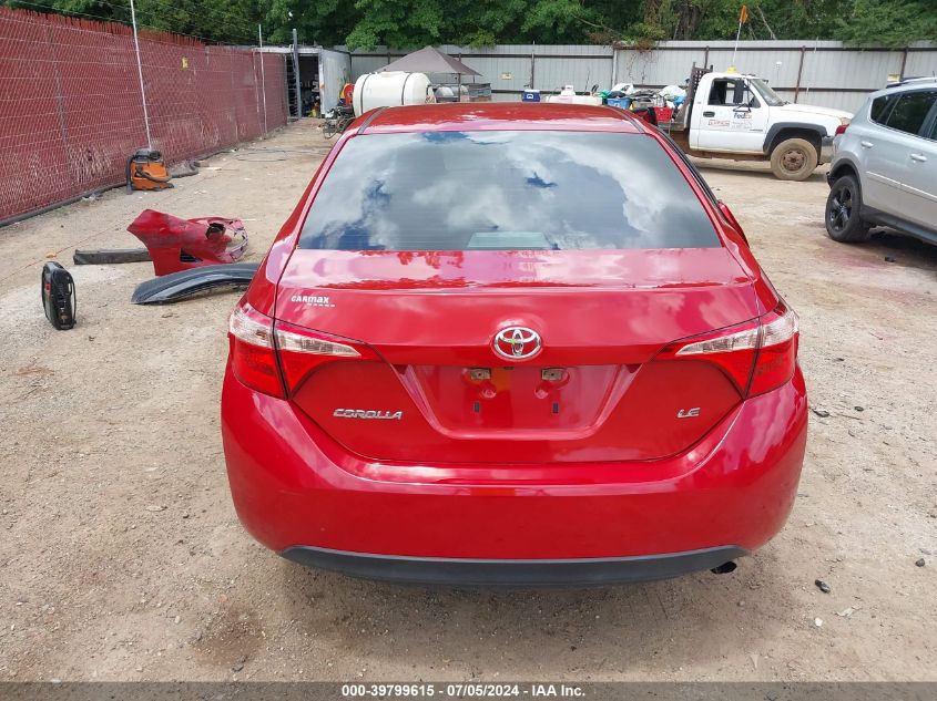 2017 Toyota Corolla Le VIN: 5YFBURHE0HP610595 Lot: 39799615