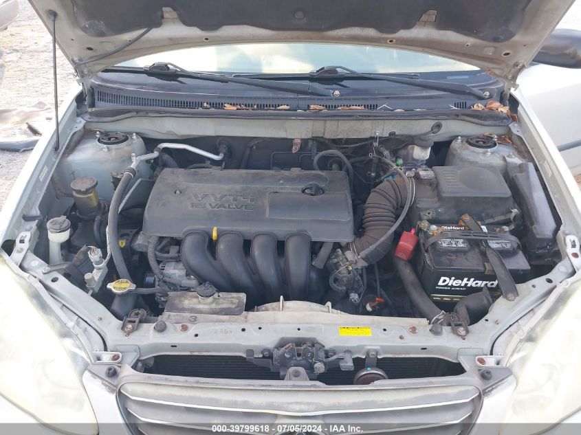 2003 Toyota Corolla Ce VIN: 1NXBR32EX3Z037705 Lot: 39799618