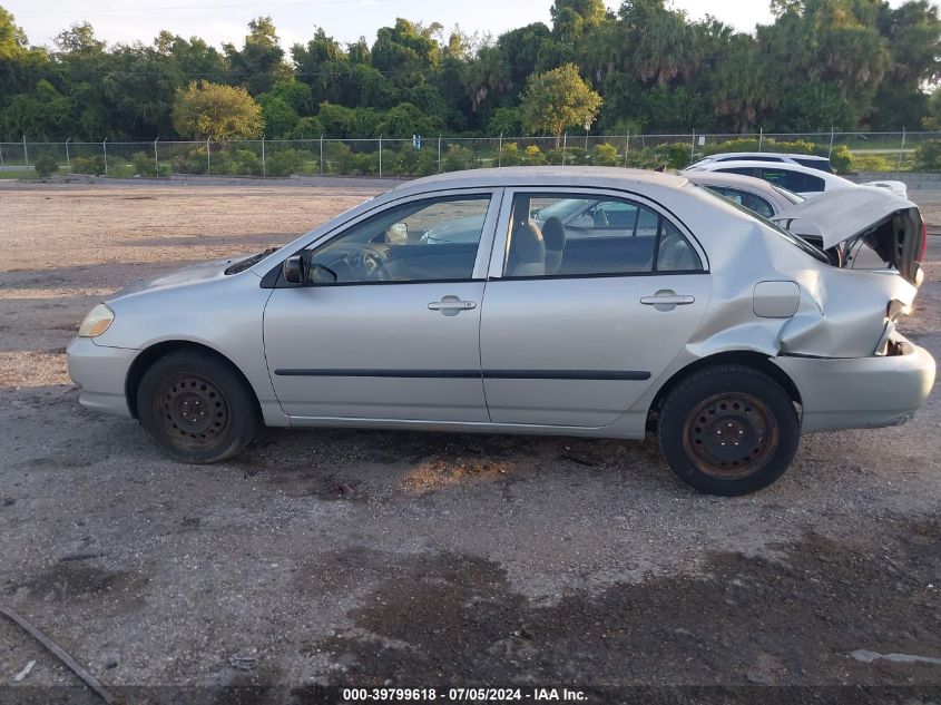 2003 Toyota Corolla Ce VIN: 1NXBR32EX3Z037705 Lot: 39799618
