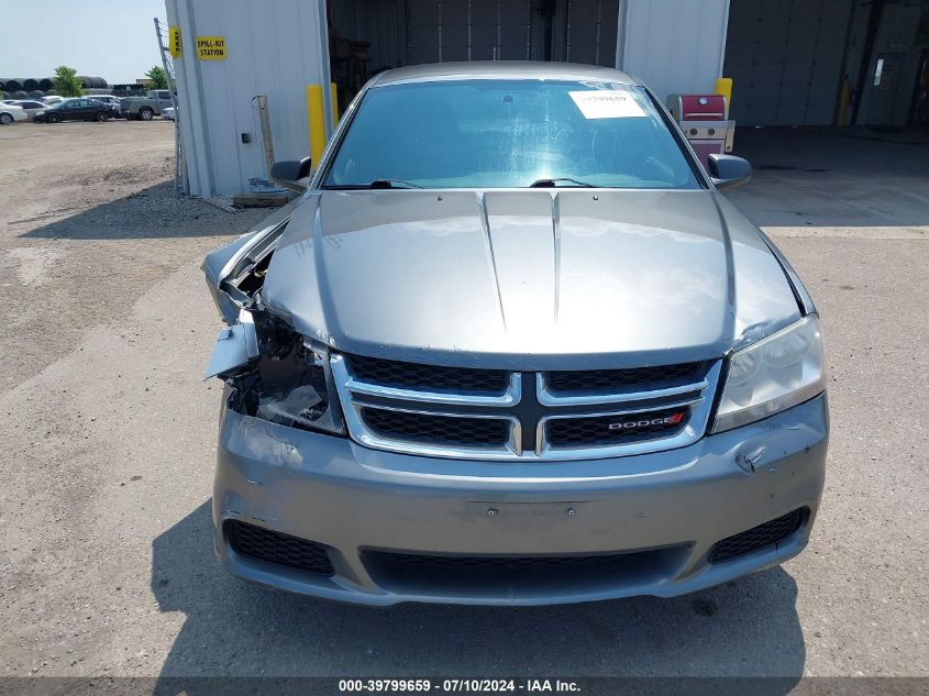 2012 Dodge Avenger Se VIN: 1C3CDZAB6CN323048 Lot: 39799659