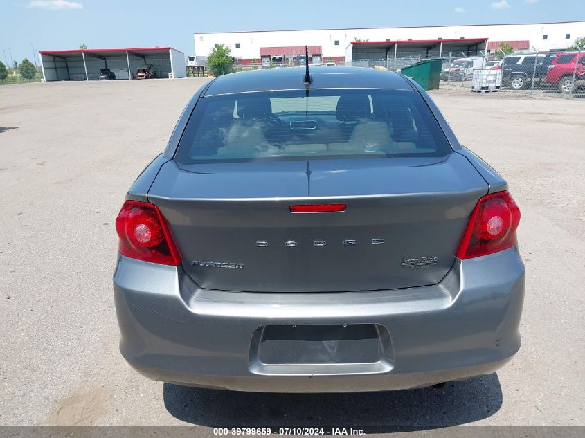 2012 Dodge Avenger Se VIN: 1C3CDZAB6CN323048 Lot: 39799659