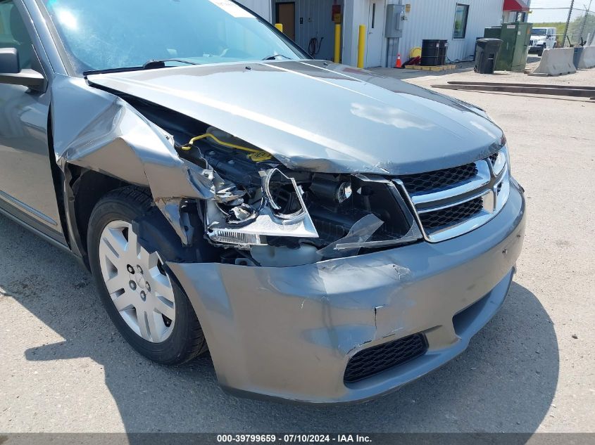 2012 Dodge Avenger Se VIN: 1C3CDZAB6CN323048 Lot: 39799659