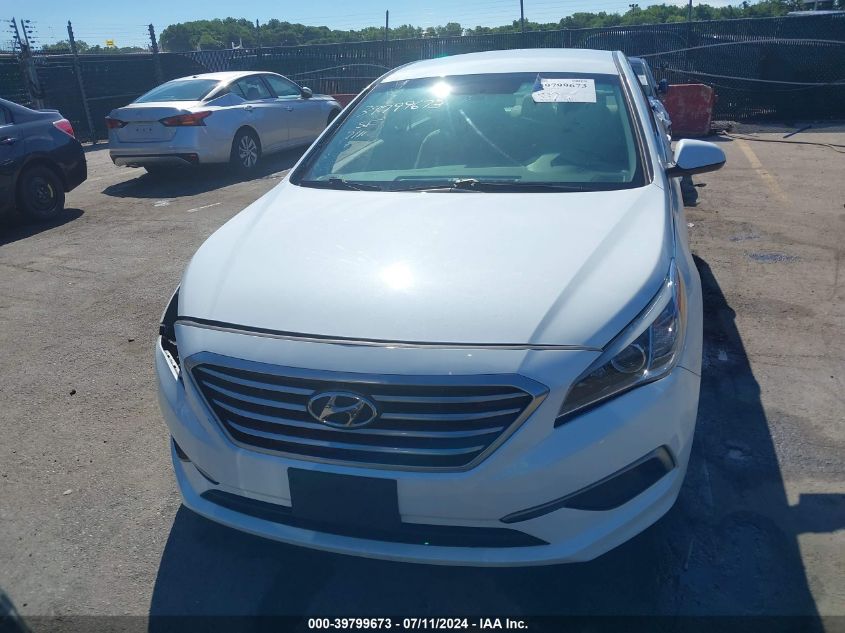 2016 Hyundai Sonata Se VIN: 5NPE24AF5GH302178 Lot: 39799673