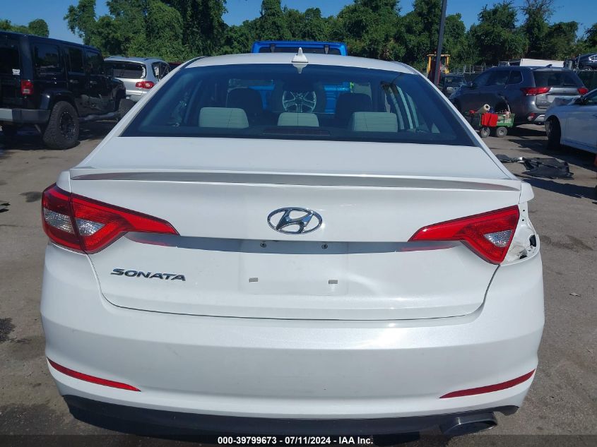 2016 Hyundai Sonata Se VIN: 5NPE24AF5GH302178 Lot: 39799673