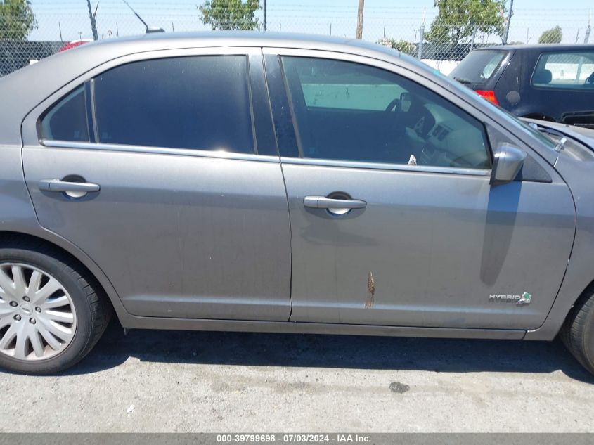 2012 Ford Fusion Hybrid VIN: 3FADP0L32CR199663 Lot: 39799698