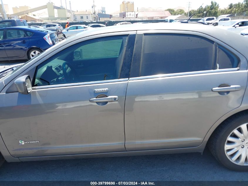 2012 Ford Fusion Hybrid VIN: 3FADP0L32CR199663 Lot: 39799698