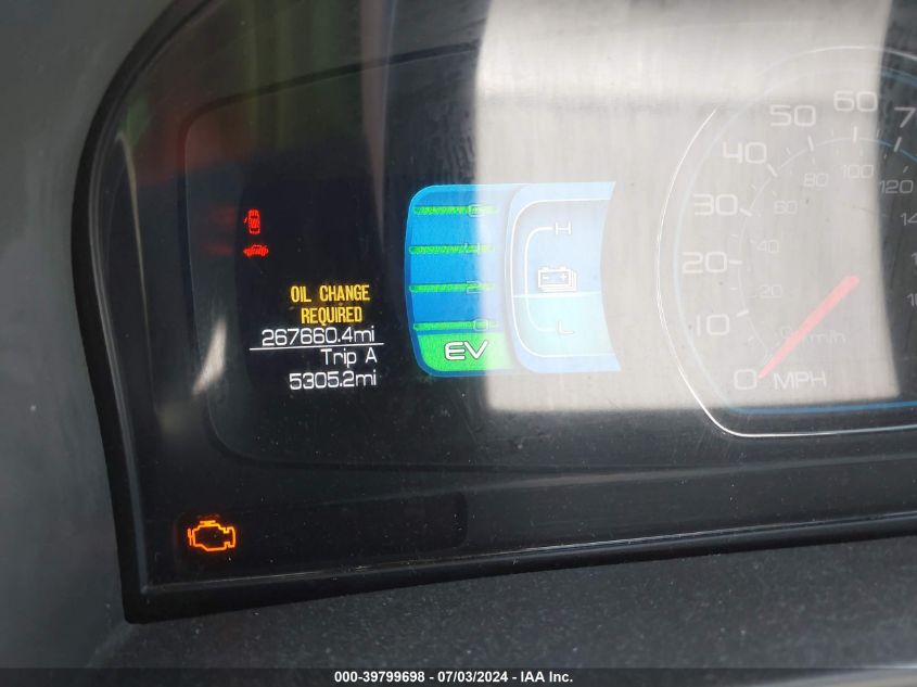 2012 Ford Fusion Hybrid VIN: 3FADP0L32CR199663 Lot: 39799698