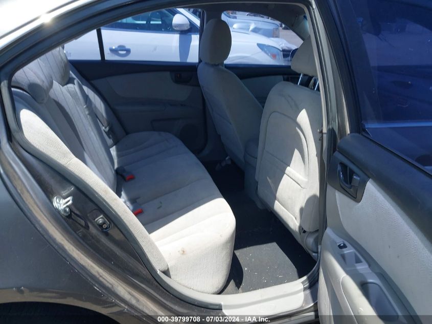 2008 Kia Optima Lx VIN: KNAGE123485265285 Lot: 39799708