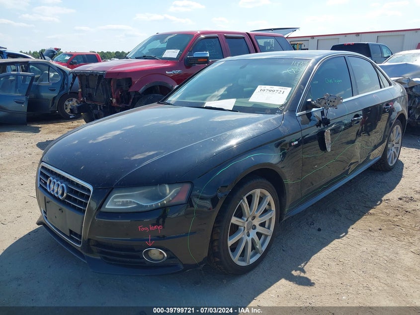 Vin: wauffafl8cn015589, lot: 40286447, audi a4 2.0t premium 20122