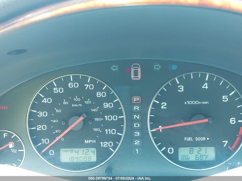 2003 Subaru Outback Limited VIN: 4S3BH686737612351 Lot: 39799754