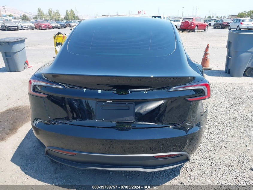 2024 Tesla Model 3 Rear-Wheel Drive VIN: 5YJ3E1EA7RF770104 Lot: 39799757