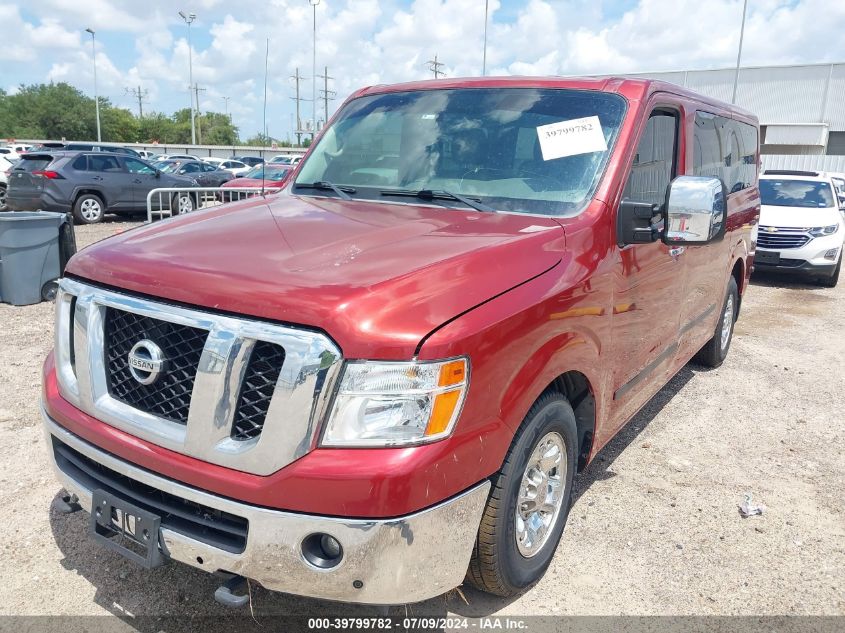 2017 Nissan Nv Passenger Nv3500 Hd Sl V8 VIN: 5BZAF0AA4HN853154 Lot: 39799782