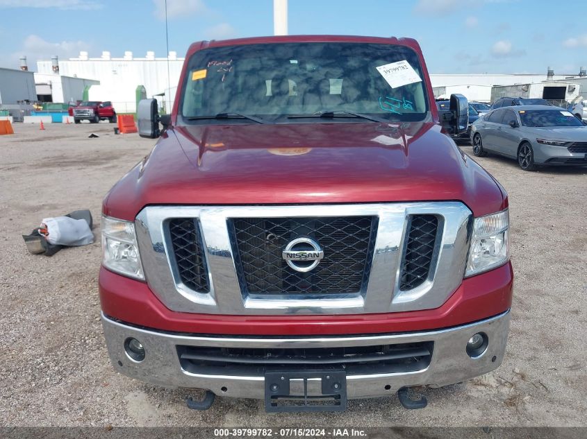 2017 Nissan Nv Passenger Nv3500 Hd Sl V8 VIN: 5BZAF0AA4HN853154 Lot: 39799782