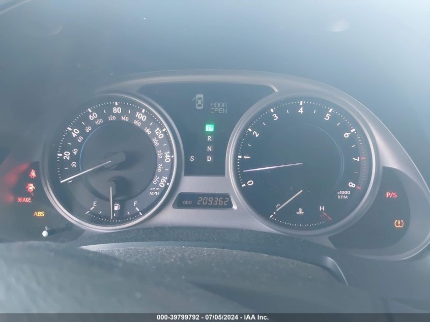 2007 Lexus Is 250 VIN: JTHCK262072013470 Lot: 39799792