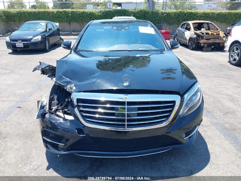 2015 Mercedes-Benz S 550 VIN: WDDUG8CB6FA137011 Lot: 39799794