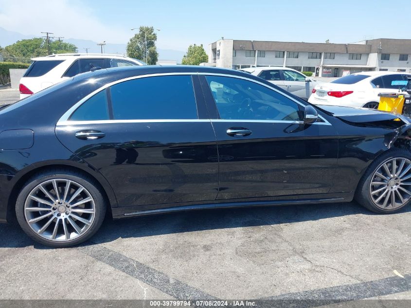 2015 Mercedes-Benz S 550 VIN: WDDUG8CB6FA137011 Lot: 39799794