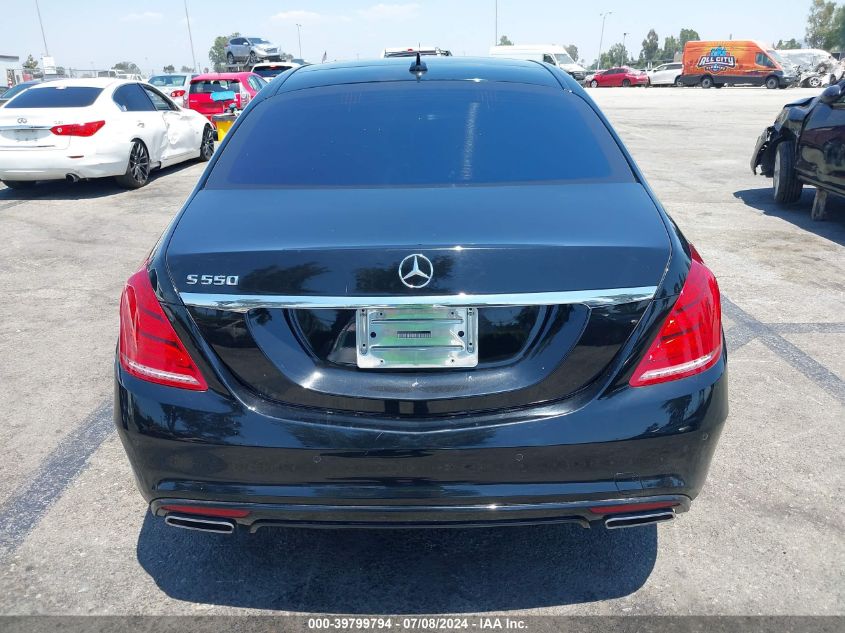 2015 Mercedes-Benz S 550 VIN: WDDUG8CB6FA137011 Lot: 39799794