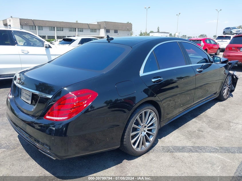 2015 Mercedes-Benz S 550 VIN: WDDUG8CB6FA137011 Lot: 39799794