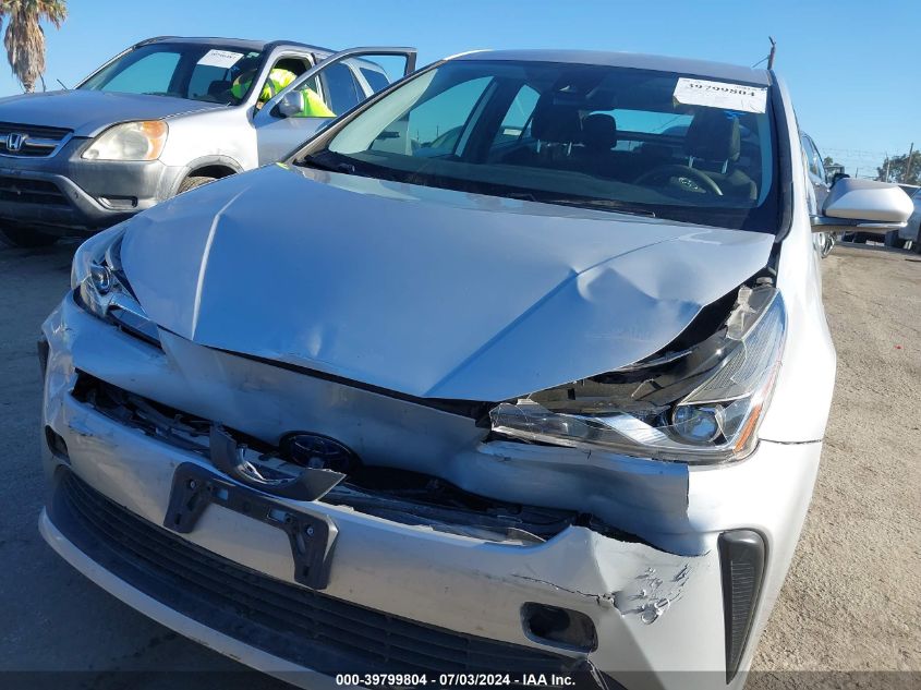 2019 Toyota Prius Le VIN: JTDKARFU3K3082411 Lot: 39799804